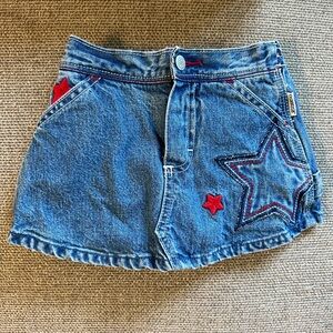 Vintage oshkosh denim skort